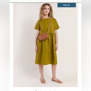 Tradlands linen Nico dress in Noel